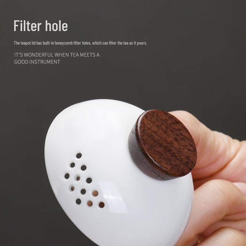 Minguan Chinese Ceramic Ink Wash Portable Travel Tea Set