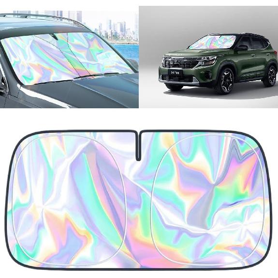 for BMW X5 Windshield Sun Shade - Foldable Windshield Cover Sun Shade X5 2014-2025 Accessories Protect Car from Sun Rays Overlapping UV Reflective