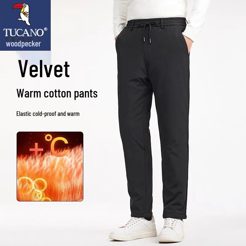 

TUCANO Men s Fleece-Lined Thermal Straight-Leg Pants 3XL