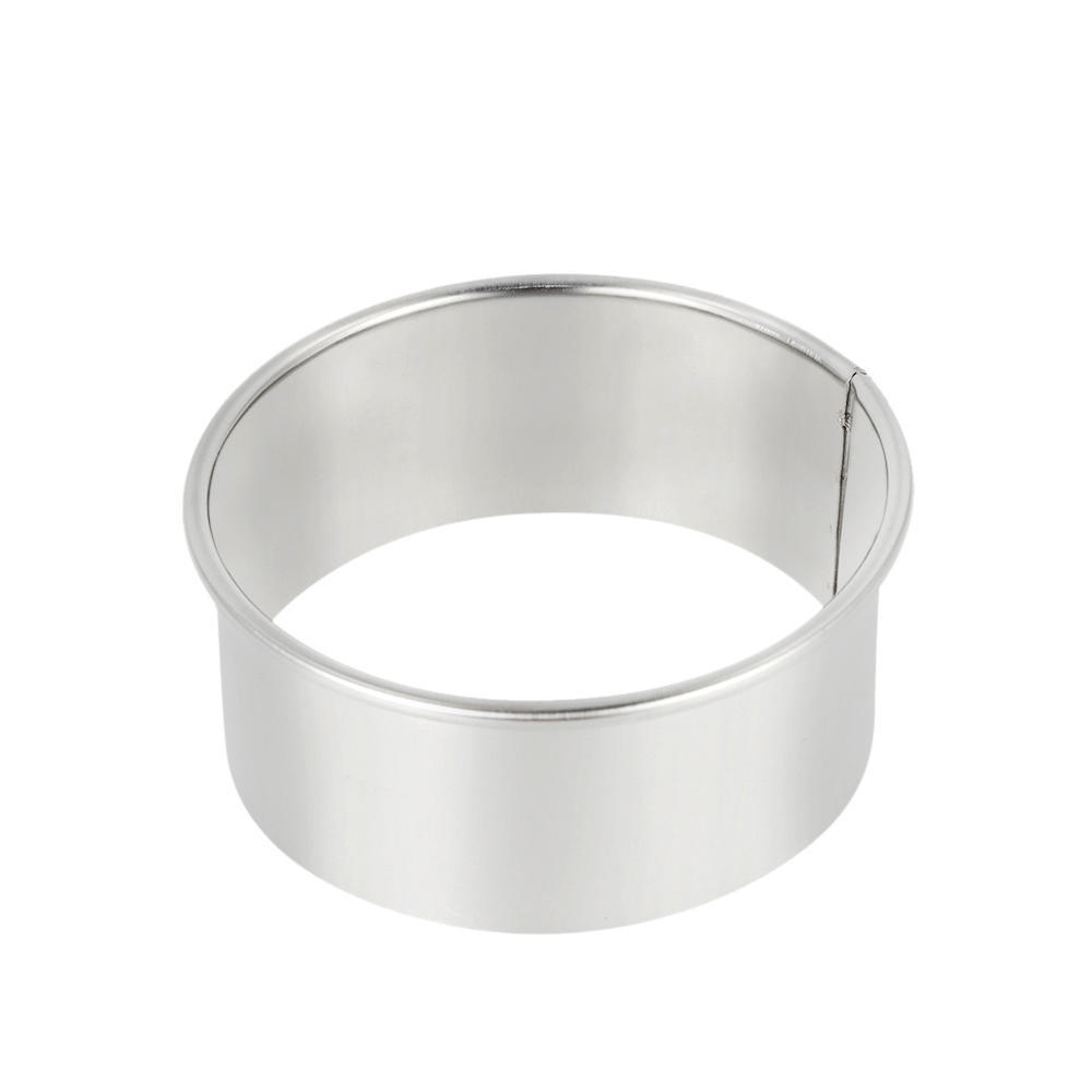 12pcs/set Multifunctional Stainless Steel Circle Cookie Cutter DIY Fondant Cake Decoration Molds