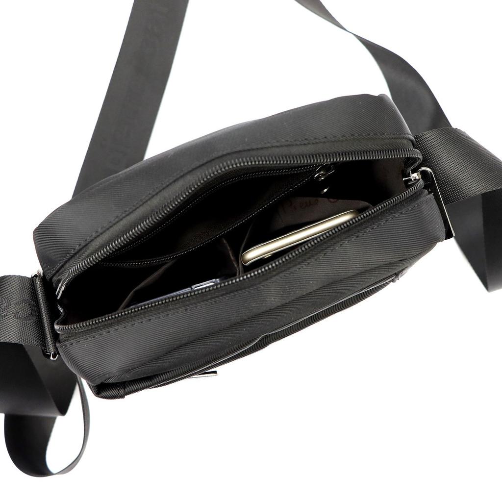 Saszetka męska na ramię z poliestru Pierre Cardin