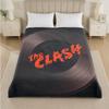 The Clash Print Flannel Blanket Cozy Lightweight Plush Throw Blanket For Bed Sofa Household Use