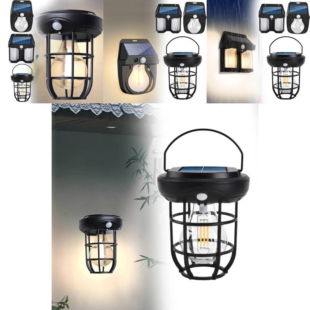 Chinese Knot Design Solar Wall Lamp With Ip65 Waterproof For Garden Villa