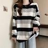 2026 New  Spring/Autumn Women's Loose-fitting T-shirt Long-sleeved Thin Retro Sweatshirt Women's Slimming Top