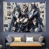 Mobile Suit Gundam Anime Tapestry Dorm Background Fabric Rental Room Decor Wall Hanging Art For Bedroom Living Space Tapestry