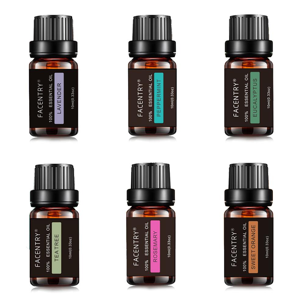 

6 шт. 10 мл набор эфирных масел ароматическое масло для аромадиффузора цветочное фруктовое эфирное масло 1