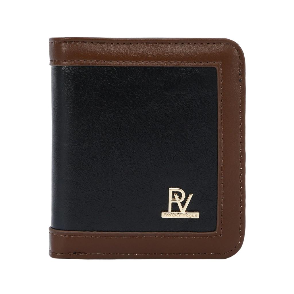 New Women's Lightweight Calfskin Wallet - Patchwork Color Block Design, Multi-Card Slots, Portable & Versatile.