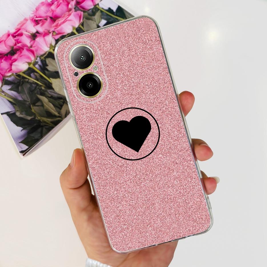 Per Realme C67 4G Custodia RMX3890 Nuova Moda Copertura Dipinta 6.72'' Custodia in Silicone Morbido per Telefono Per Realme C67 C 67 RealmeC67 4G Bumper