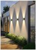 Color-Changing Waterproof Solar Wall Lamp for Gardens and Courtyards