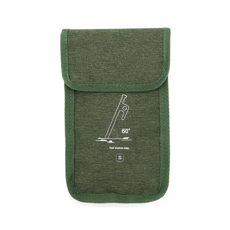 ZISIZ Camping Tent Stake Storage Bag