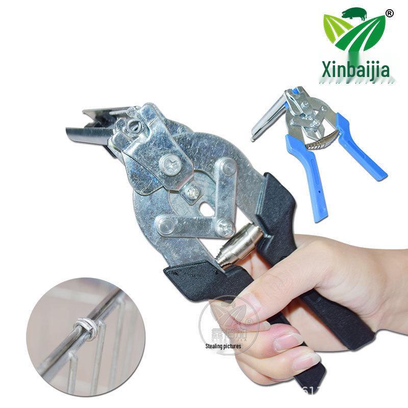 M-Type Cage Pliers for Assembling Chicken, Pigeon, and Farm Cages with Continuous Nail Output