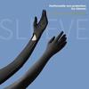 Summer Sun Protection Chiffon Gloves - Thin Style, Breathable, UV Resistant, Suitable for Cycling, Touchscreen, Exposed Fingers, Elasticated Arm Cuffs