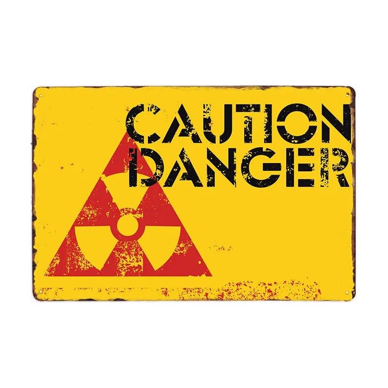 Warning Area 51 Metal Tin Sign UFO Vintage Wall Plaques Art Poster Decoration Painting Home Decor 20x30cm