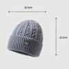 Winter Wool Hat Autumn Winter Warm Knitted Hat Male Velvet Thick Cotton Hat Ear Protection Cap Sleeve Cap Skullies Beanies Ski Slouchy Cap