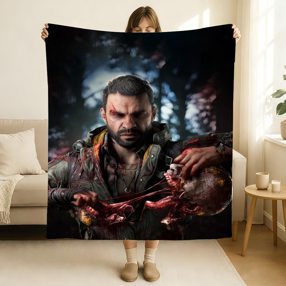 Game Dying Light The Beast Blanket Soft and Skin Friendly For Couch Bed Napping Bedspread All Seasons Comforter
