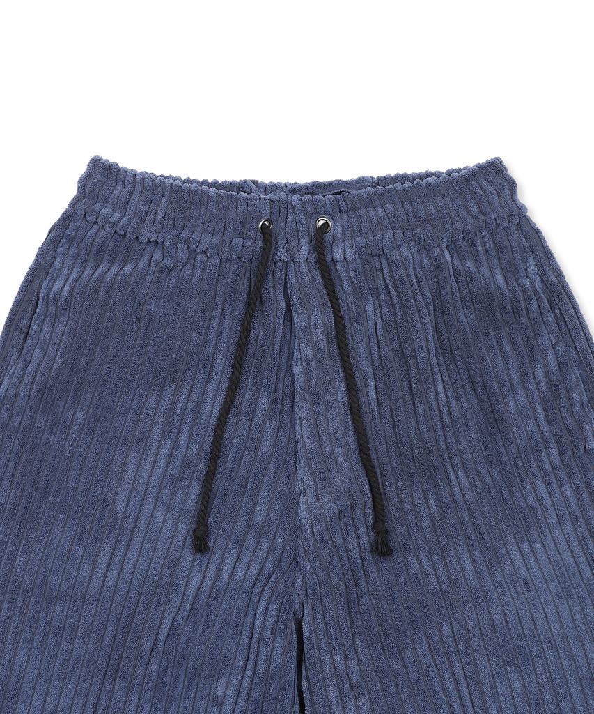 Gluck Gp152 Big Corduroy Easy Pants (Navy)