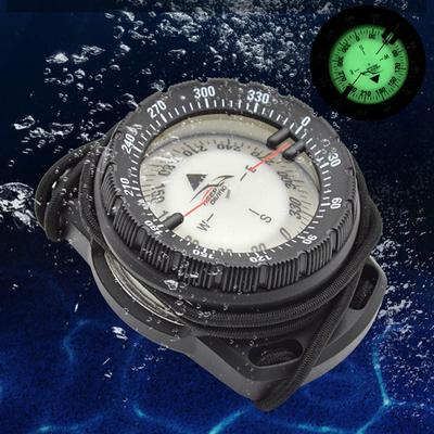 WristBand Sighting Compass 50m Watch Balanced Water Repellent Luminous Lightweight Compass Underwater Diving Scuba Navigation Compass