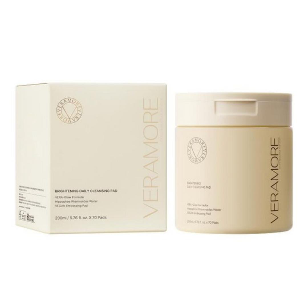 

[VERAMORE] Daily Cleansing Pad 70ea - Rose & Tea Tree / Brightening 2. Brightening