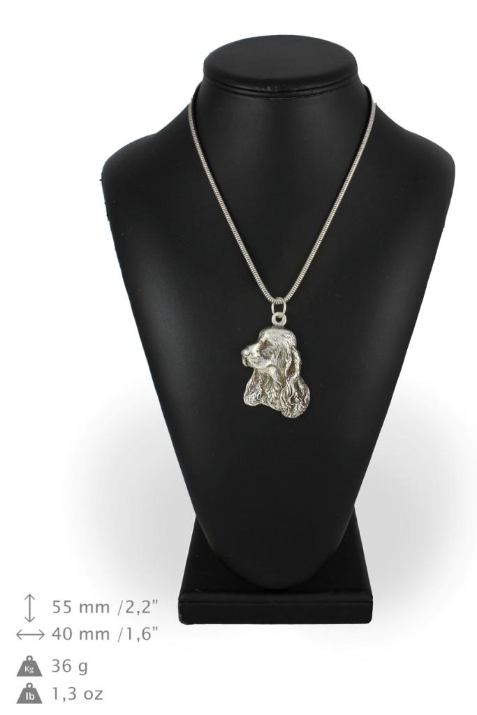 English Cocker Spaniel - Dog Necklace, Unique Jewellery for the Dog Fan, Unique Adder Pendant by Art-Dog Brand