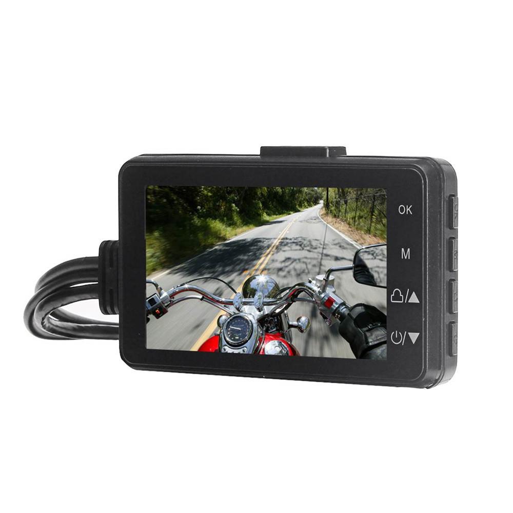 Dual Lens 3" Motorcycle Camera: HD, Waterproof, Front & Rear Recording, Anti-Shake