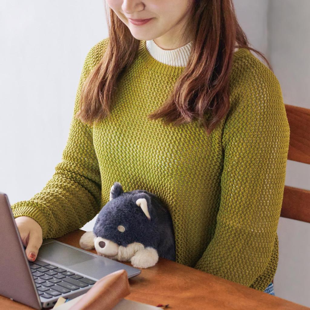 Funbaruzu Large Plush Toy (Kuro Shiba)