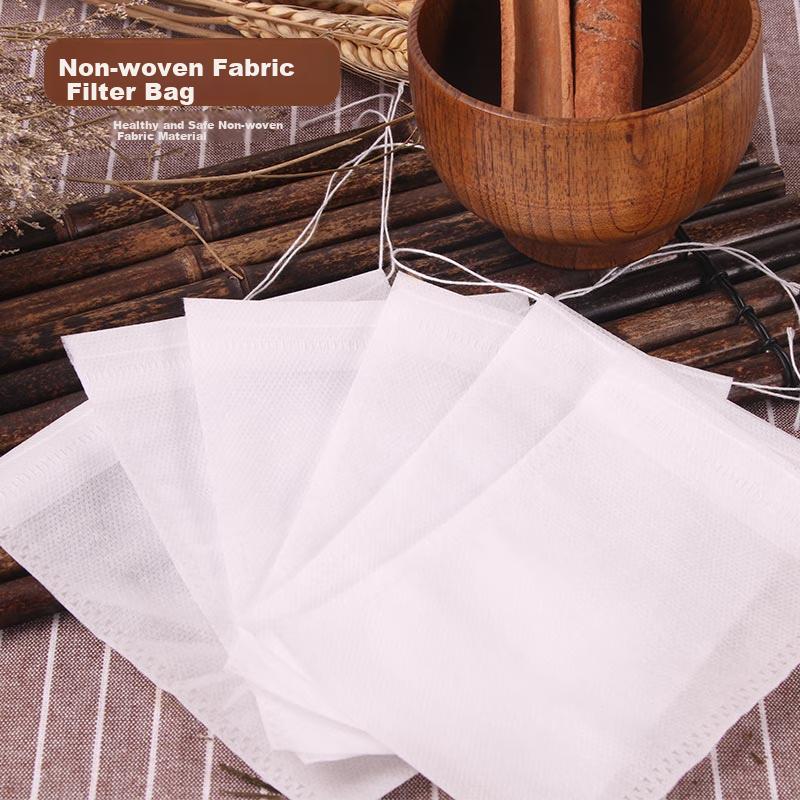 Baijie Soup Bag, Strainer Bag, Seasoning Packet, Bag, Decoction Bag, Disposable Drawstring Non-Woven Filter Bag, Tea Infuser Bag