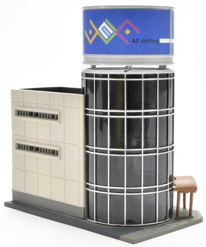TOMYTEC Building Collection Cylindrical Building 4 Diorama Supplies 334989 039-4
