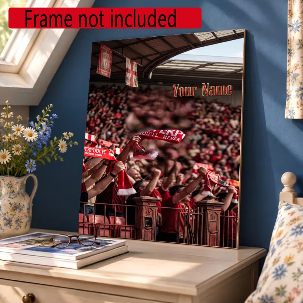 Liverpool Team Personalized Name Round Diamond Painting Kit Diamond Embroidery Painting Rhinestones Mosaic Frameless Handwork Decoration Arts