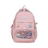 Schoolbag Japanese Transparent Ins High Value Students Shoulder Large Capacity Backpack  Painful Backpack Shoulder Bag Wild Tide.