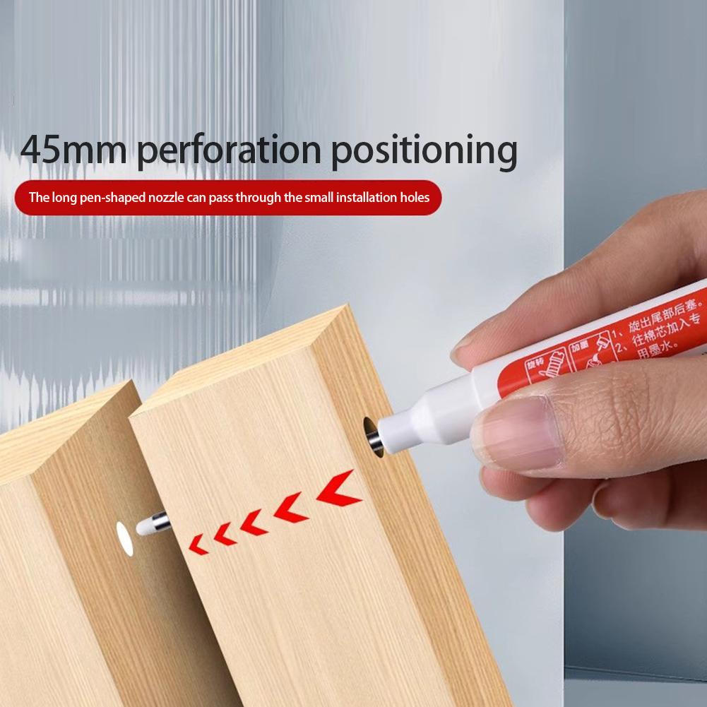 45mm Long Head Nib Deep Hole Marking Pen Ink Waterproof Oil-Based Paint Marker Decorate Line Drawing Pen
