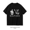 Retro 90s Band Bauhaus Tshirt Man Goth Band Shirt High Quality Cotton Breathable Graphic T Shirts Unisex Streetwear Tops Tee