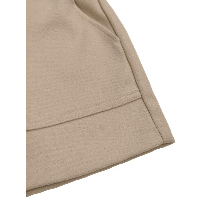 Dámské kalhoty Podzimní ležérní elastické tvídové šortky