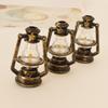1:12 Scale Miniature Oil Lamp Dollhouse Accessories Mini Kerosene Lantern Doll House Decor Scene Ornaments Pretend Play