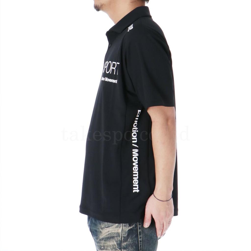 Polo Shirt Descente ST5SHSZ1MB Navy XO Size [Move Sports] Men's