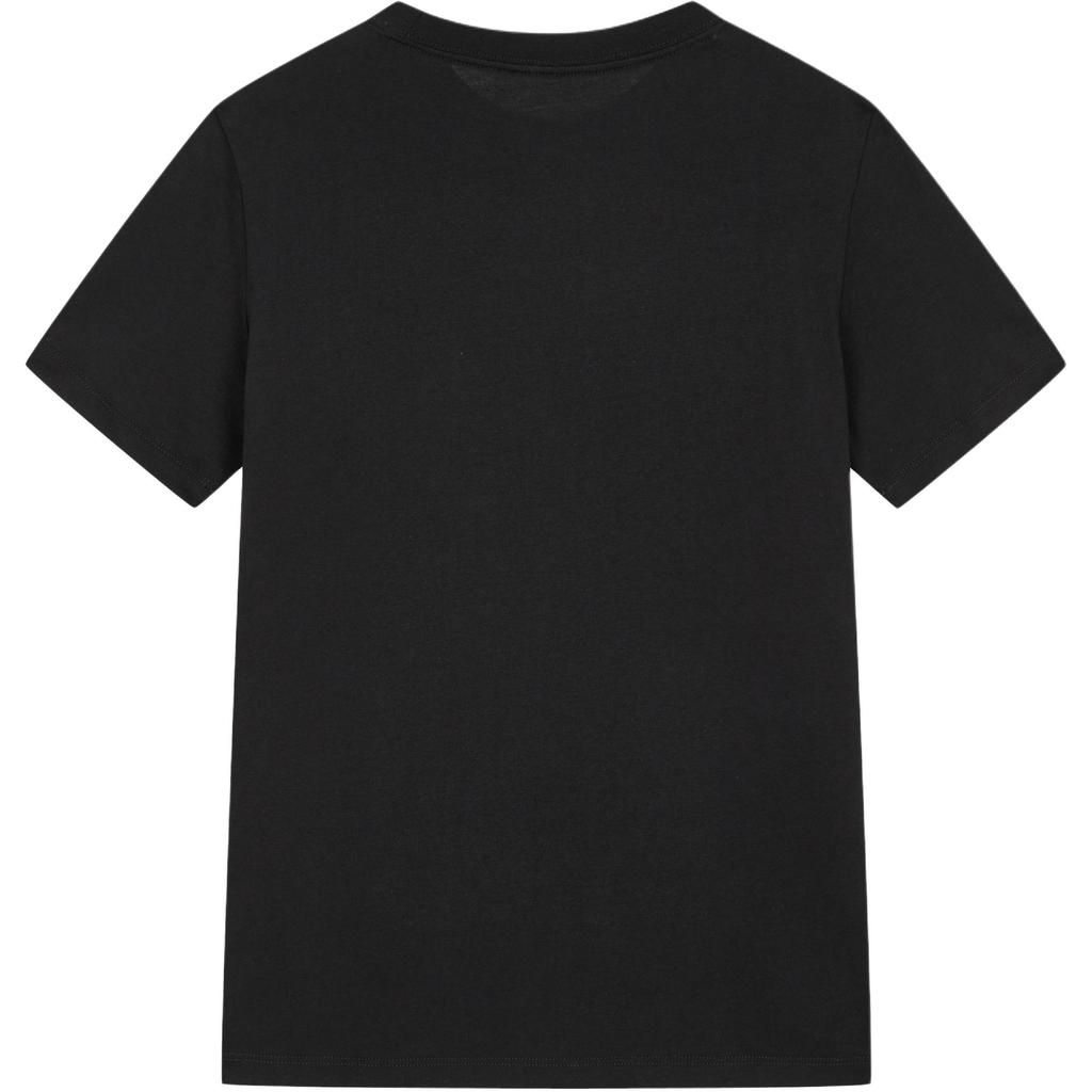 Calvin Klein Round Neck Letter Short Sleeve T-Shirt Women Tops Black 47B865G-UB1