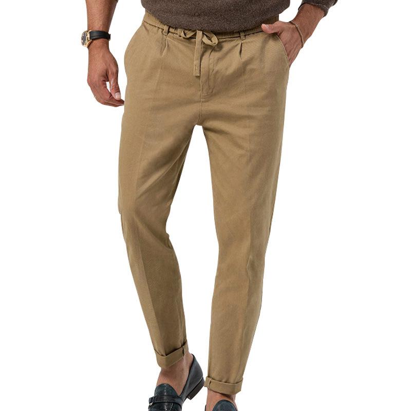 

Men s Large Size Casual Trousers Men s Trend Business Casual Trousers Spring and Autumn New Straight Solid Colour Men s Clothing S