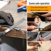 Fine Alloy Steel File Set: Triangle & Half-Round Mini Tools for Metal Grinding and Deburring.