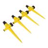 4pcs Garden Sprinklers Professional Efficient 360 Degree Automatic Rotating Lawn Sprinkler for Yard Patio Outdoor Garden