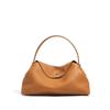First Layer Cowhide Black Versatile Messenger Bag Handbag Female Office Worker Genuine Leather Commuter Women Large-capacity Shoulder Bag