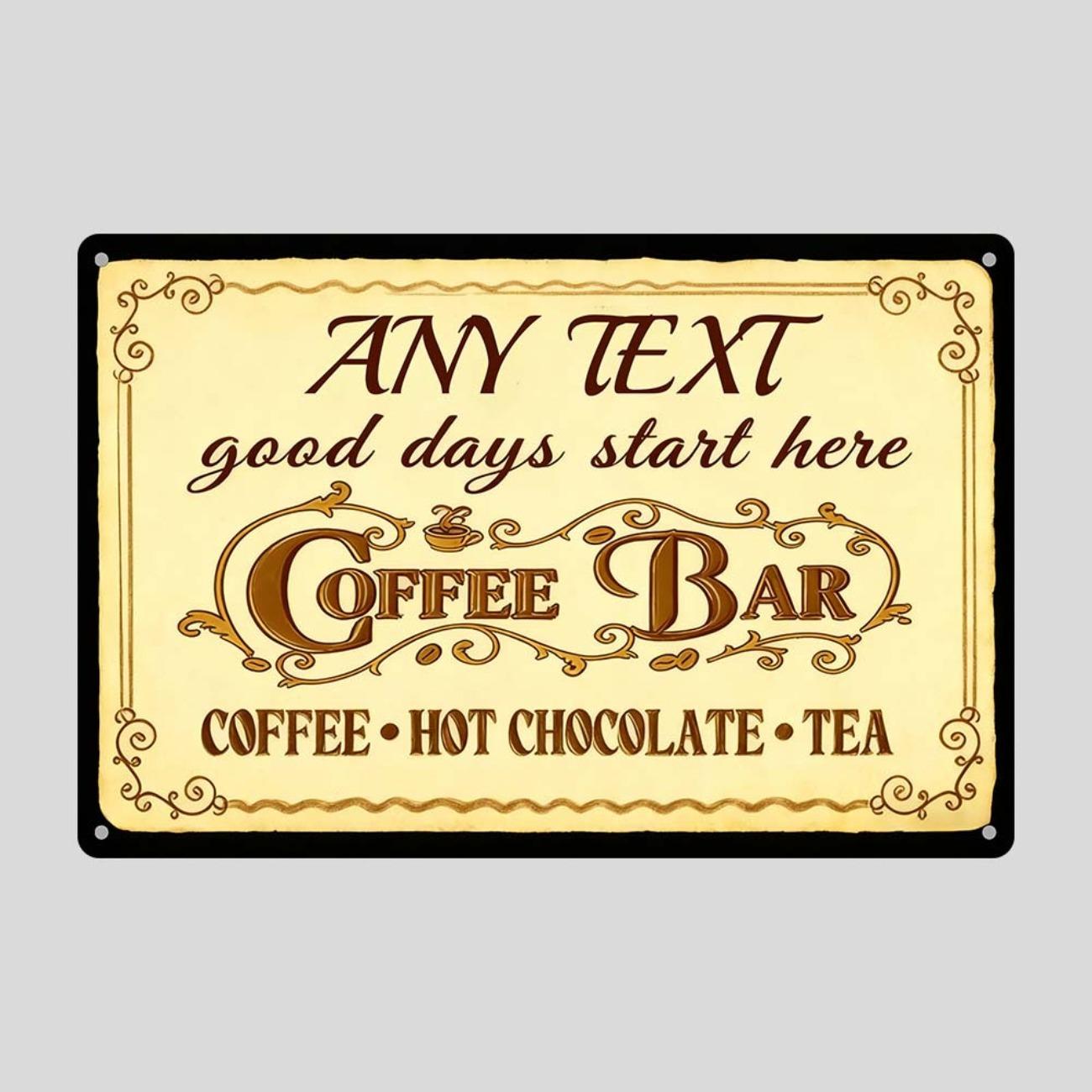 

1pc Retro Metal Tin Sign Plaque Home Office Wall Art Decor білий