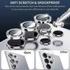 Glitter Camera Lens Protector Film For Samsung Galaxy S23 S24 S25 S26 Ultra Plus Full Cover Metal Ring Glass Lens Film