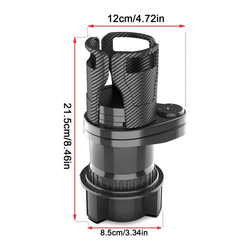 Car Cup Holder Expander Adapter 2 In 1 Vehicle Cup Holders Expander Universal Multifunctional Insert Car Drink Cup