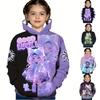 Kids Clothing Girl Hoodies Long Sleeve Cartoon Comic Girl Print Autumn Children Clothing Girl Kawaii Tops