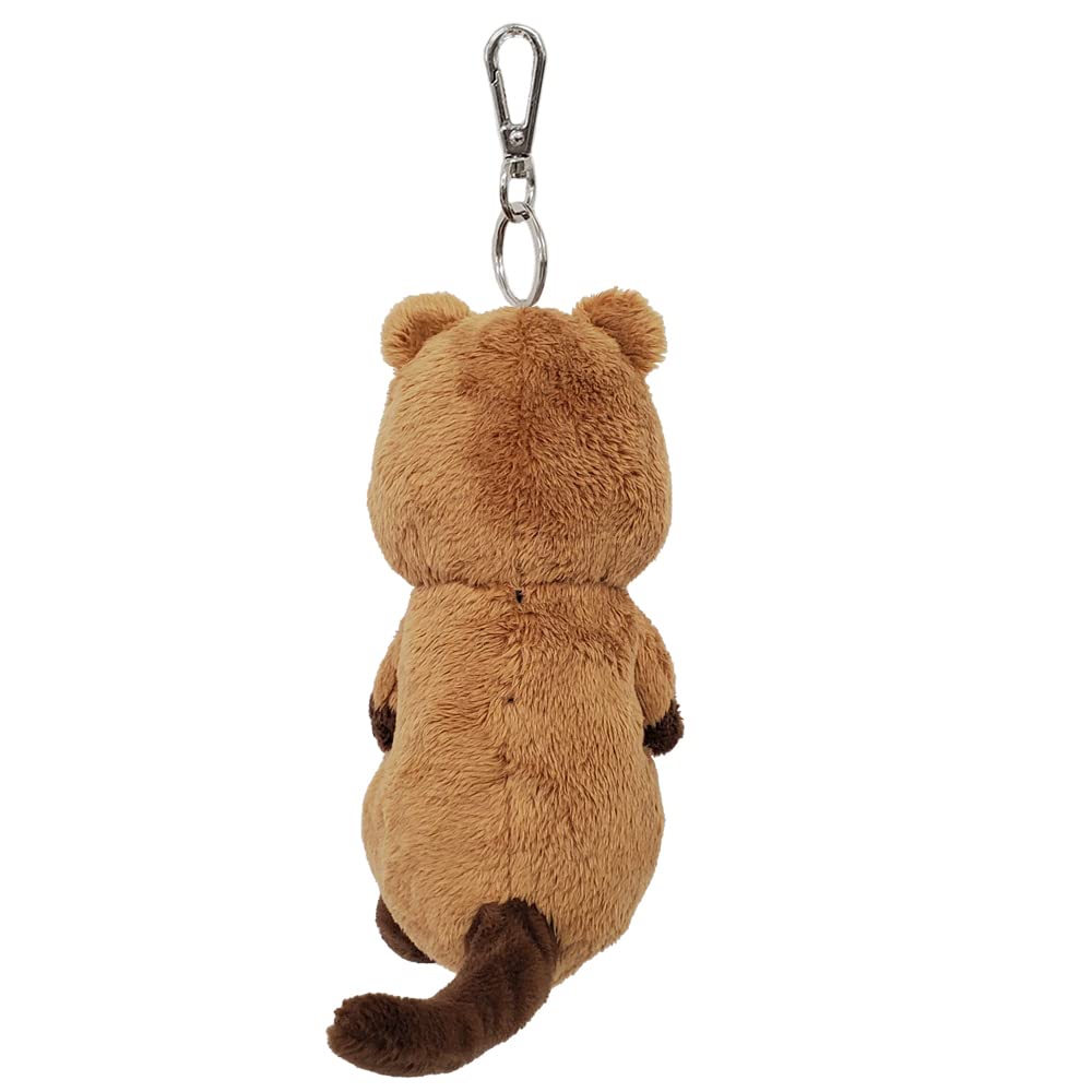 BESTEVER Wildtier-Plüschtier 48114 Schlüsselanhänger, Maskottchen, Quokka,