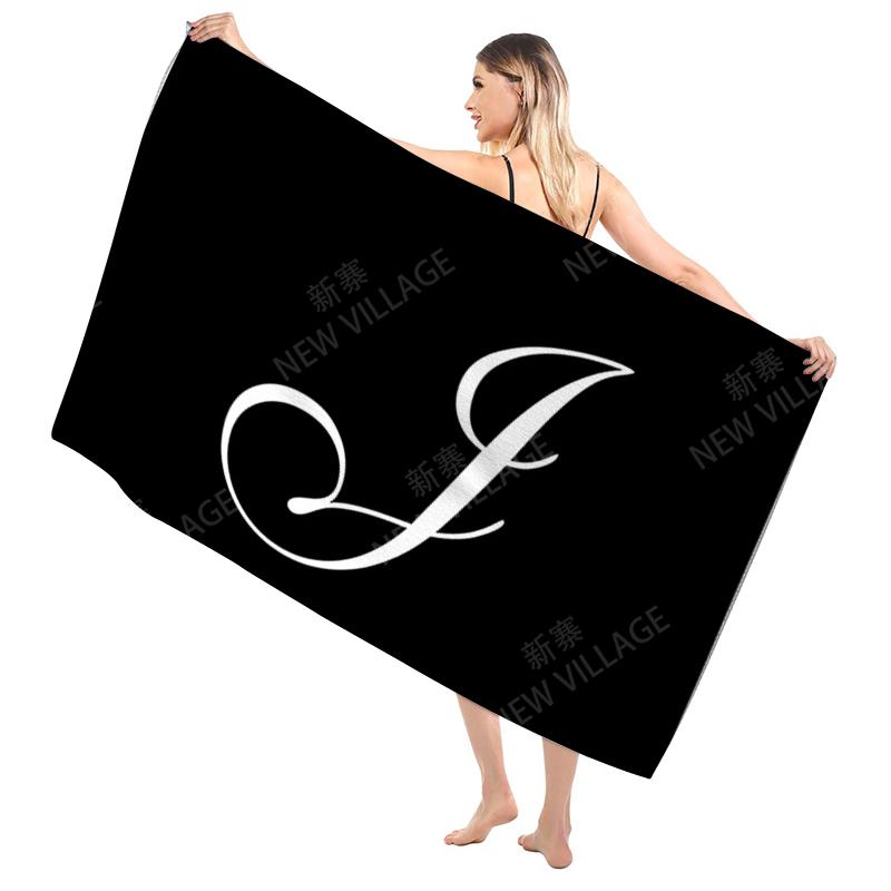 Bathroom Bath towel for adults sauna Large beach towel Gym towel Large hotel woman shower quick drying microfiber simple letter