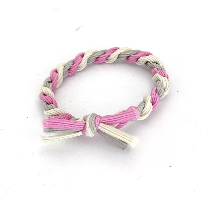 Korean Style Cute Braided Elastic Hair Tie for Women