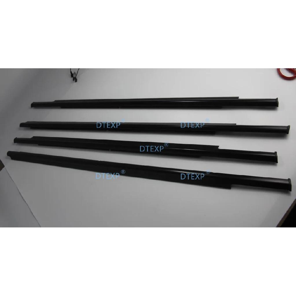 4 Bucăți Cauciuc Negru Interior Geam Fereastră pentru Outlander 2007-2012 CW 5727A258 Bandă de Protecție Împotriva Vremii pentru Peugeot 4007 Airtrek 2nd
