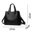 Faiable Large Capaci Leather Handbag Women's Single oulder Crossbody Bag Mom Bag Ladies Casual Zipper Closure Bags Sac A Main
