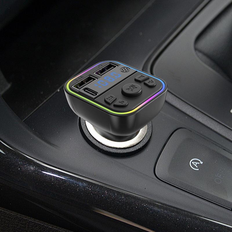 FM Transmitter Wireless FM Radio Transmitter Car Music Connector Multifunctional Car Music Adapter Calling & Audio Receiver