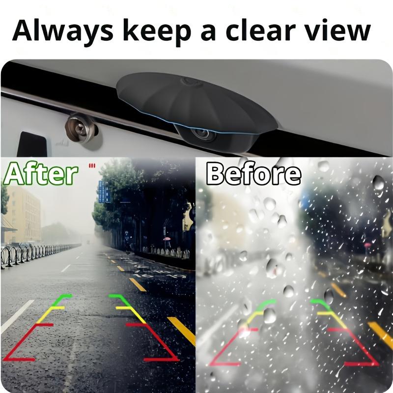 Car Rear View Camera Rain Shield , Rain, Snow, Dust, Birds, Debris Protection - Compatible with All Cars  Enhanced Visibility
